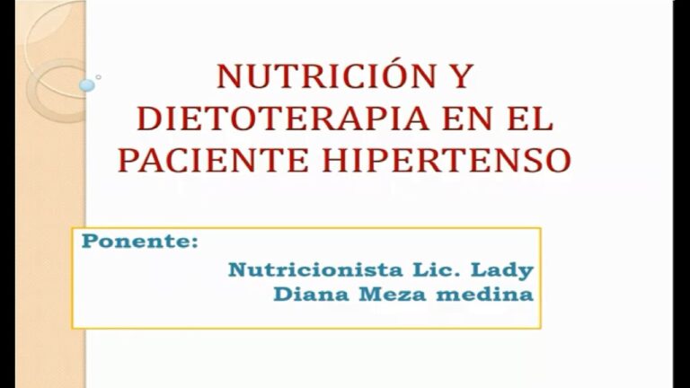 Dieta Ideal para Controlar la Hipertensión Arterial