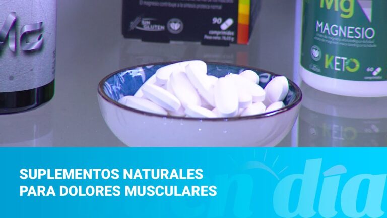 Suplementos Naturales Efectivos para Aliviar Contracturas